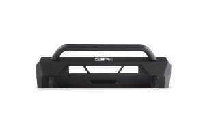 Toyota 4Runner Front Bumper - Body Armor 4x4 - HiLine Front Winch Bumper with Two-Stage Light Texture Finish - Black - `14-`23